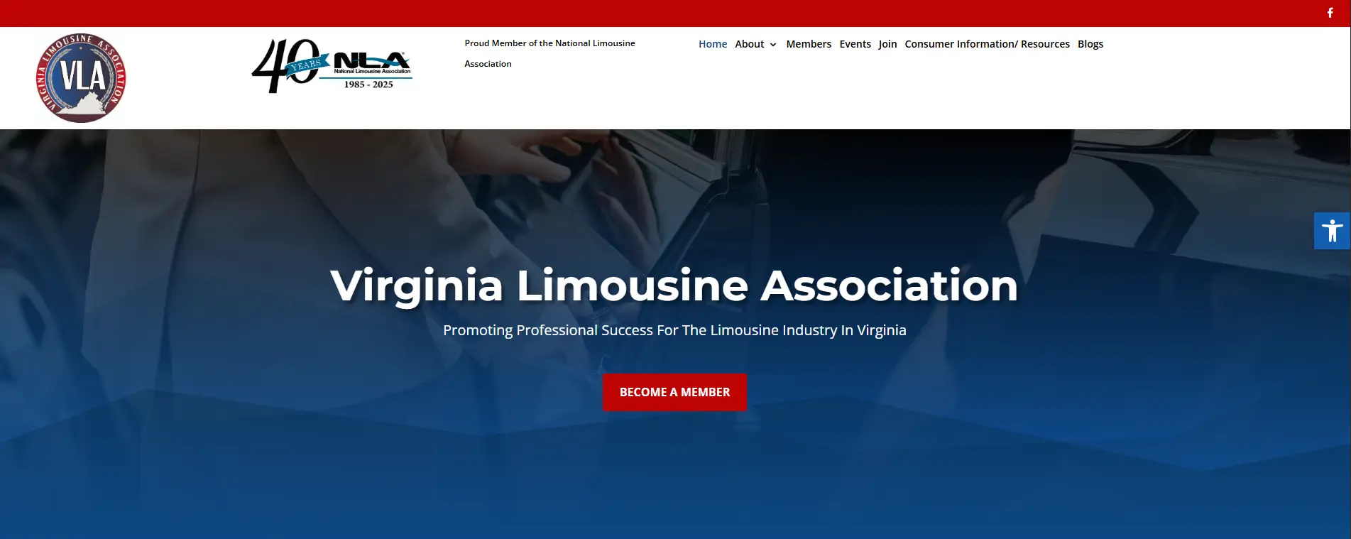 Virginia Limousine Association Home page image